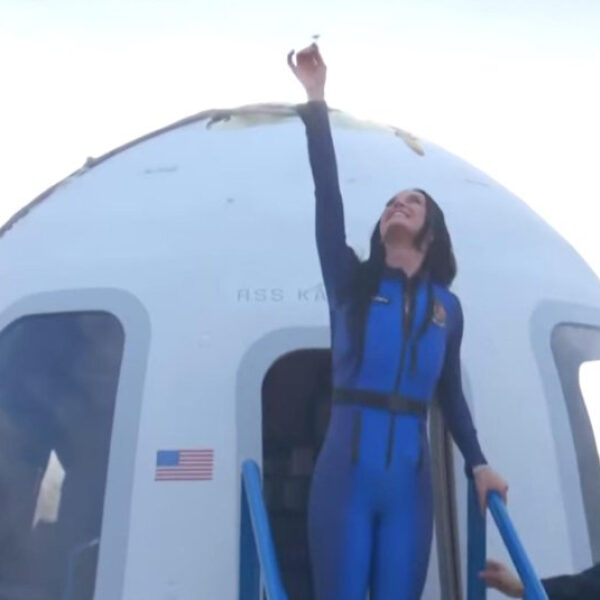 Katy Perry and Gayle King blast off into space on Blue Origin…