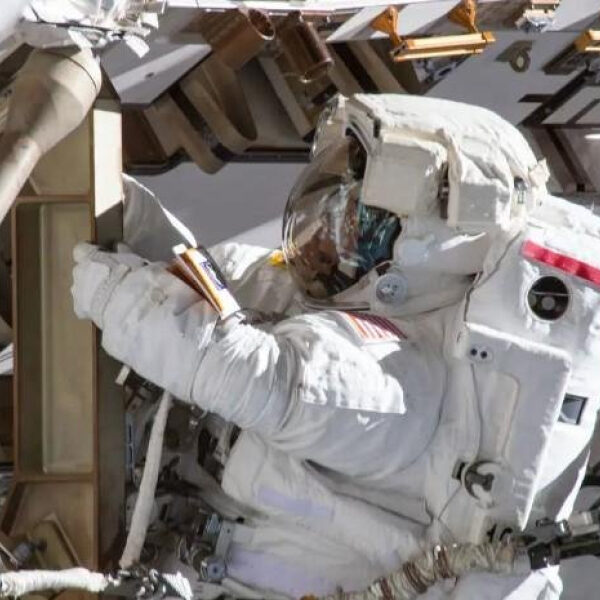 Two astronauts plan 6 1/20-hour spacewalk to upgrade International Space Station