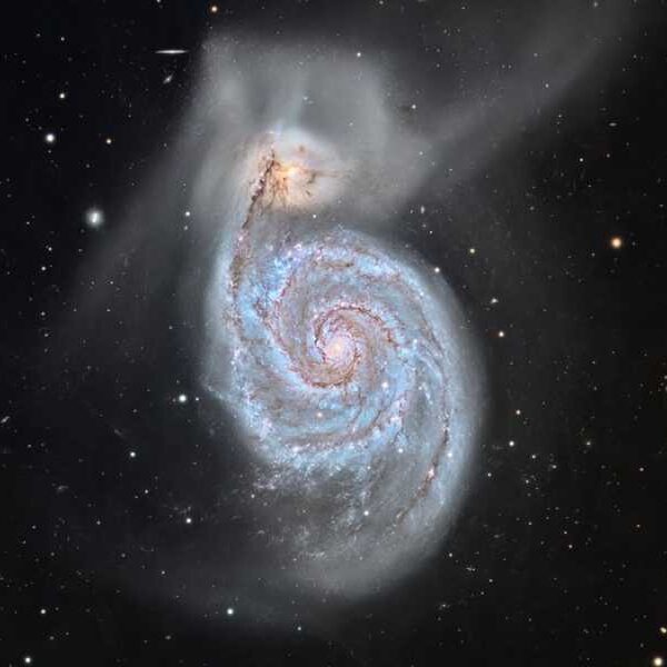 Amateur astronomer captures detailed images of the Alligator and Whirlpool galaxies from&hellip;