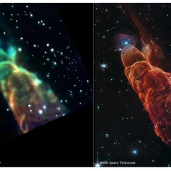 NASA Credits ‘Fortuitous Location’ to Spectacular Space Tornado Image