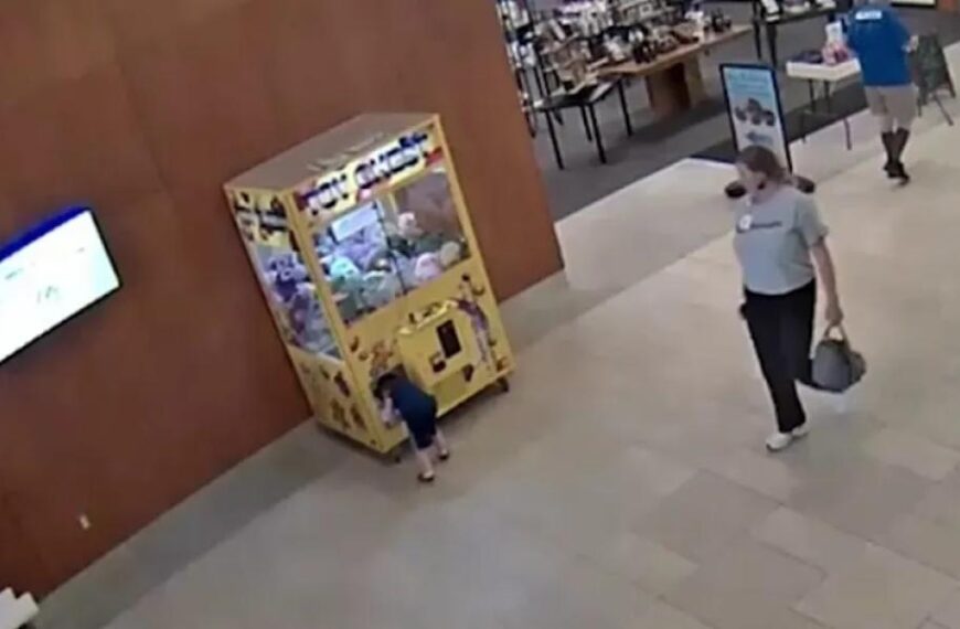 Ohio boy rescued after crawling into toy