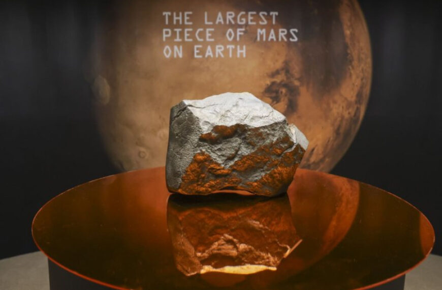 Largest Mars fragment on Earth sold for $5.3 million at Sotheby’s