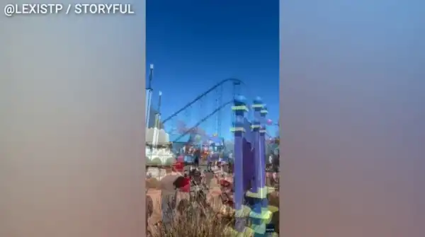 Six Flags New England’s Superman the Ride is evacuated following a scary&hellip;