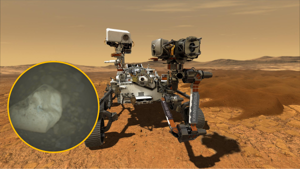 Cristais semelhantes a rubis descobertos em Marte pelo rover da NASA