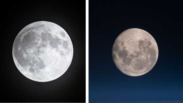 Does the moon appear identical from all points on Earth?