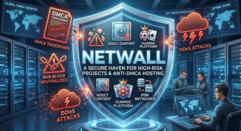 NETWALL: A Secure Haven for High-Risk Projects and AntiDMCA Hosting Solutions