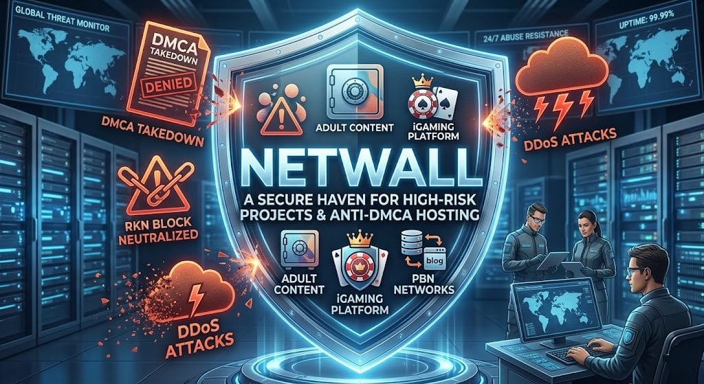 NETWALL A Secure Haven for High-Risk Projects and AntiDMCA Hosting Solutions